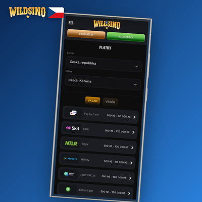 Paysafecard a CashtoCode umožňují hotovostní vklad na Wildsino