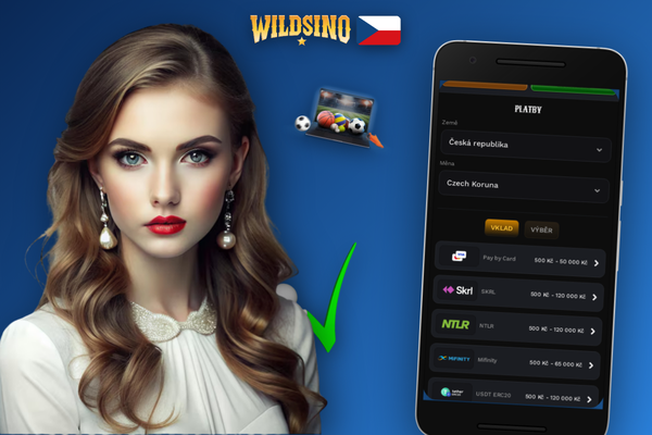 Srovnání rychlosti vkladu kartou, e-peněženkou a kryptoměnou na Wildsino
