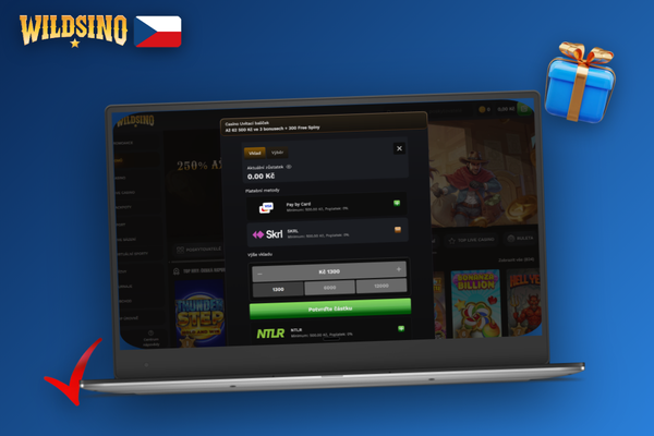 Hráč vybírá správnou metodu vkladu podle limitů a poplatků na Wildsino